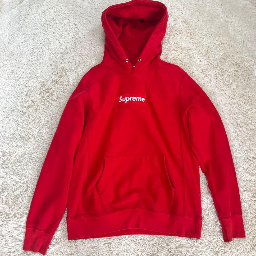 Supreme Box logo pullover hoodedパーカー XL
