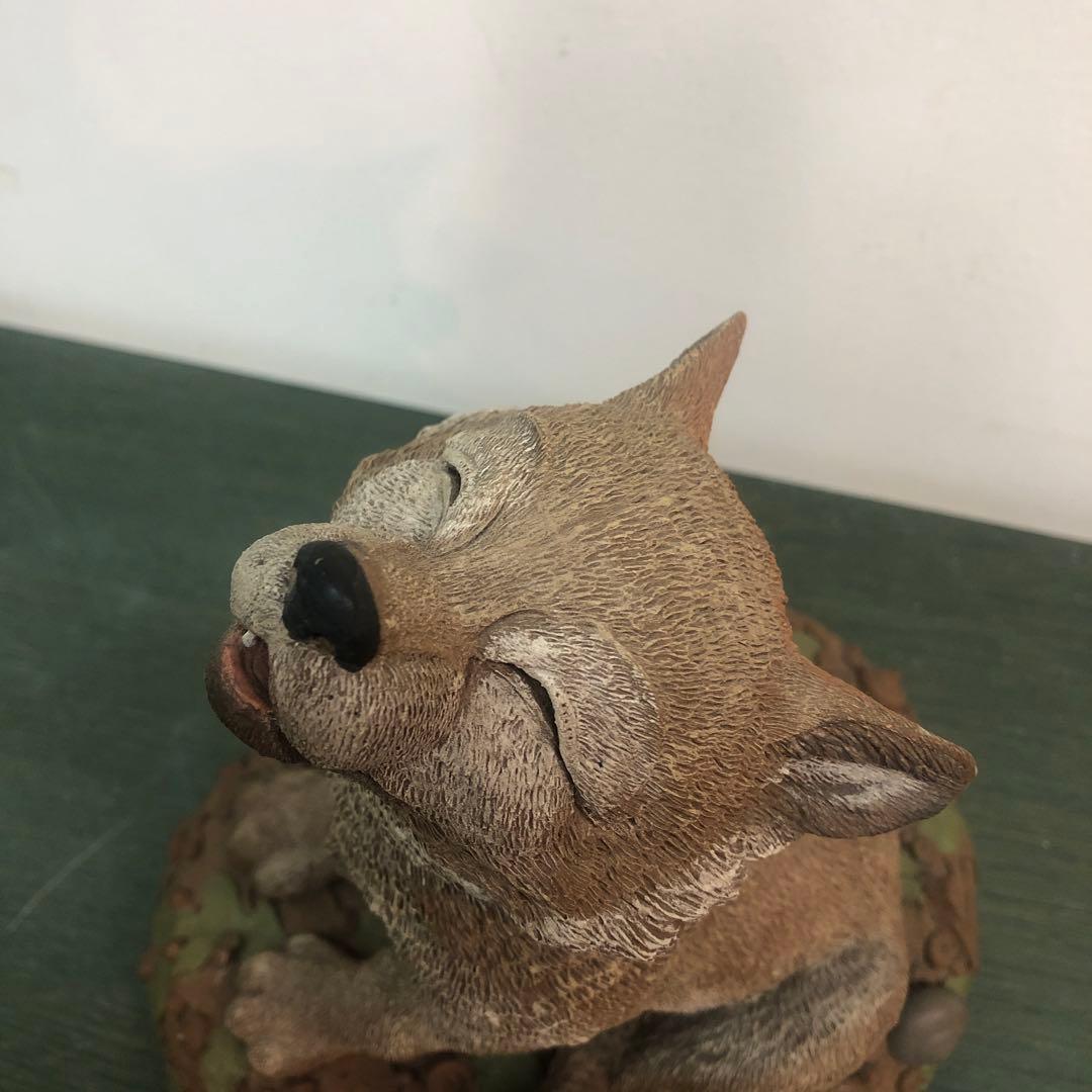 かりん人形　オオカミ　狼　9067￼ 置物