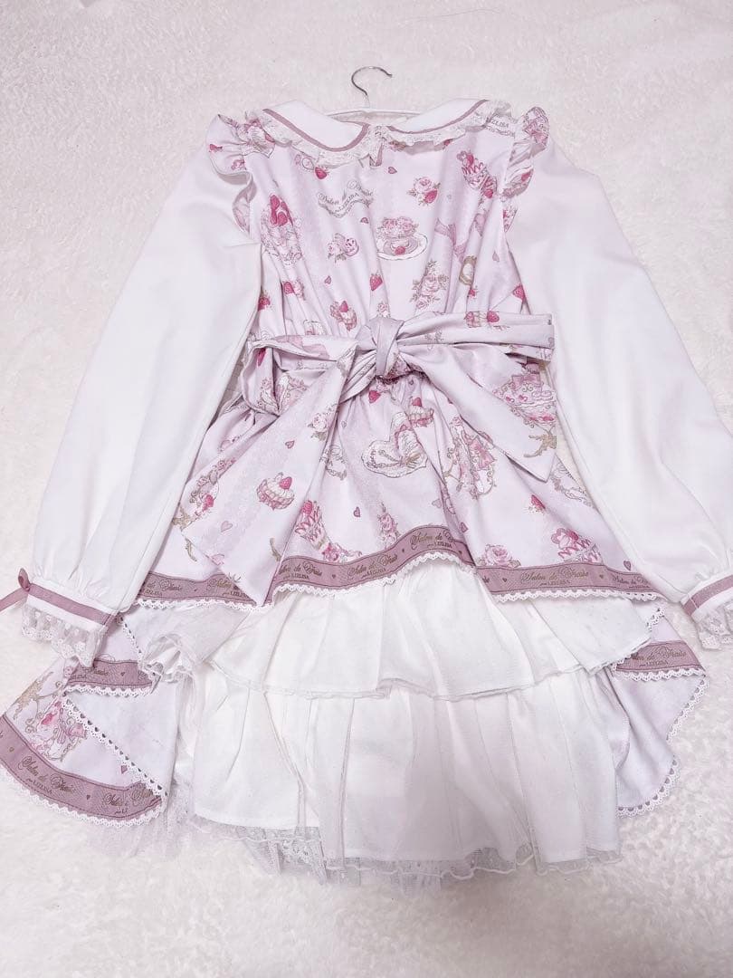 LIZLISA Salon de Fraise柄 ︎︎︎︎ワンピース ピンク