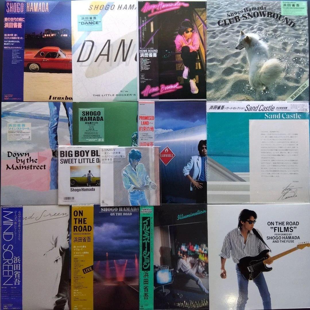 浜田省吾 LPレコード 12枚・EPレコード2枚レーザーディスク1枚【帯付美品】