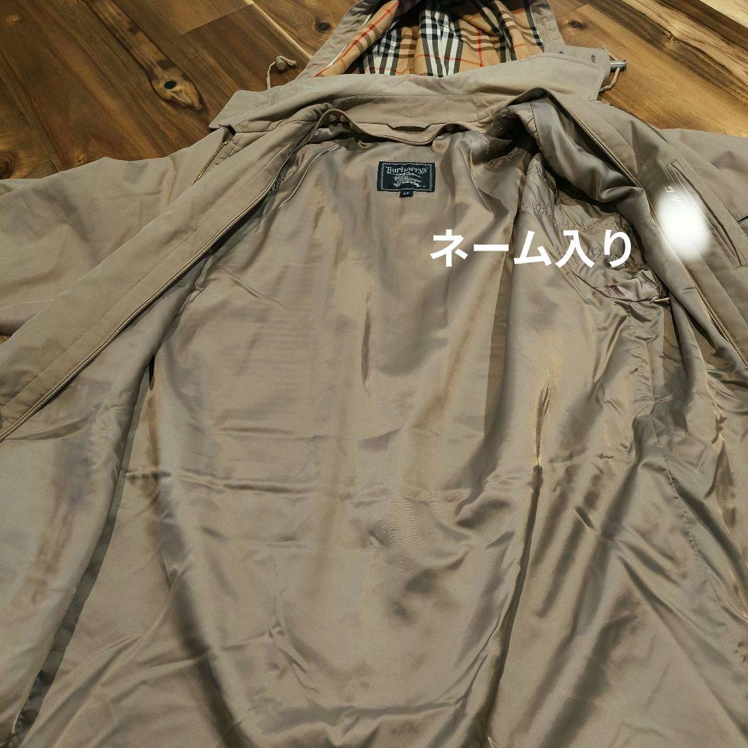 90年代日本製★Burberrys’バーバリーズ★ベージュステンカラーコートLY