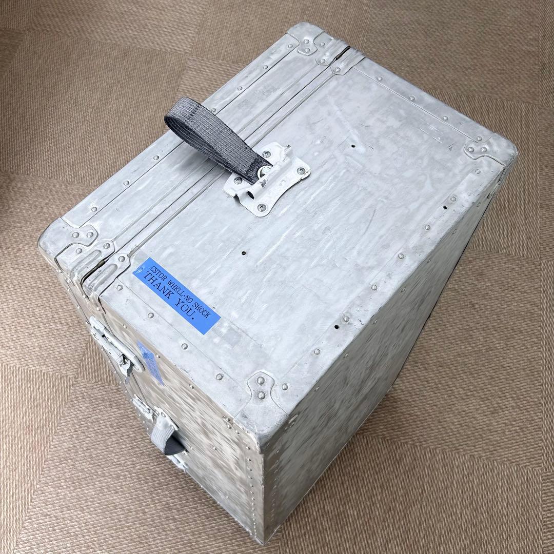 【希少レア】70年代 大型ジュラルミンケース 内張り新品 おしゃれ ヴィンテージ