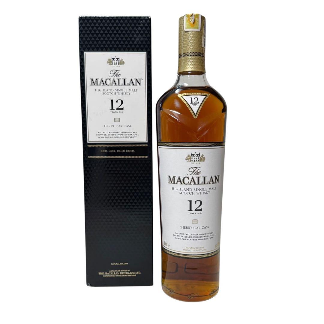 新品未開封ザ・マッカラン 12年 シェリーオークカスク700ml