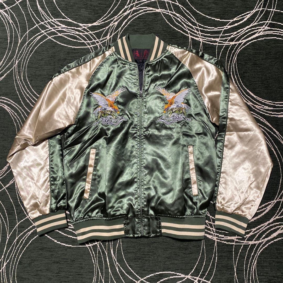 ジャケット・アウター Japan pattern embroidery souvenir jacket