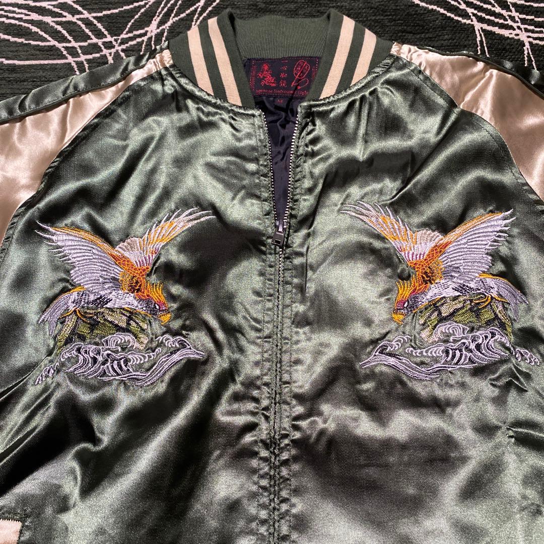 ジャケット・アウター Japan pattern embroidery souvenir jacket