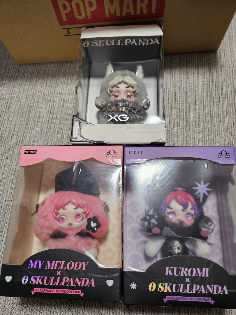 即日発送可　スカルパンダ クロミ マイメロディ xg ポップマート　３体セット