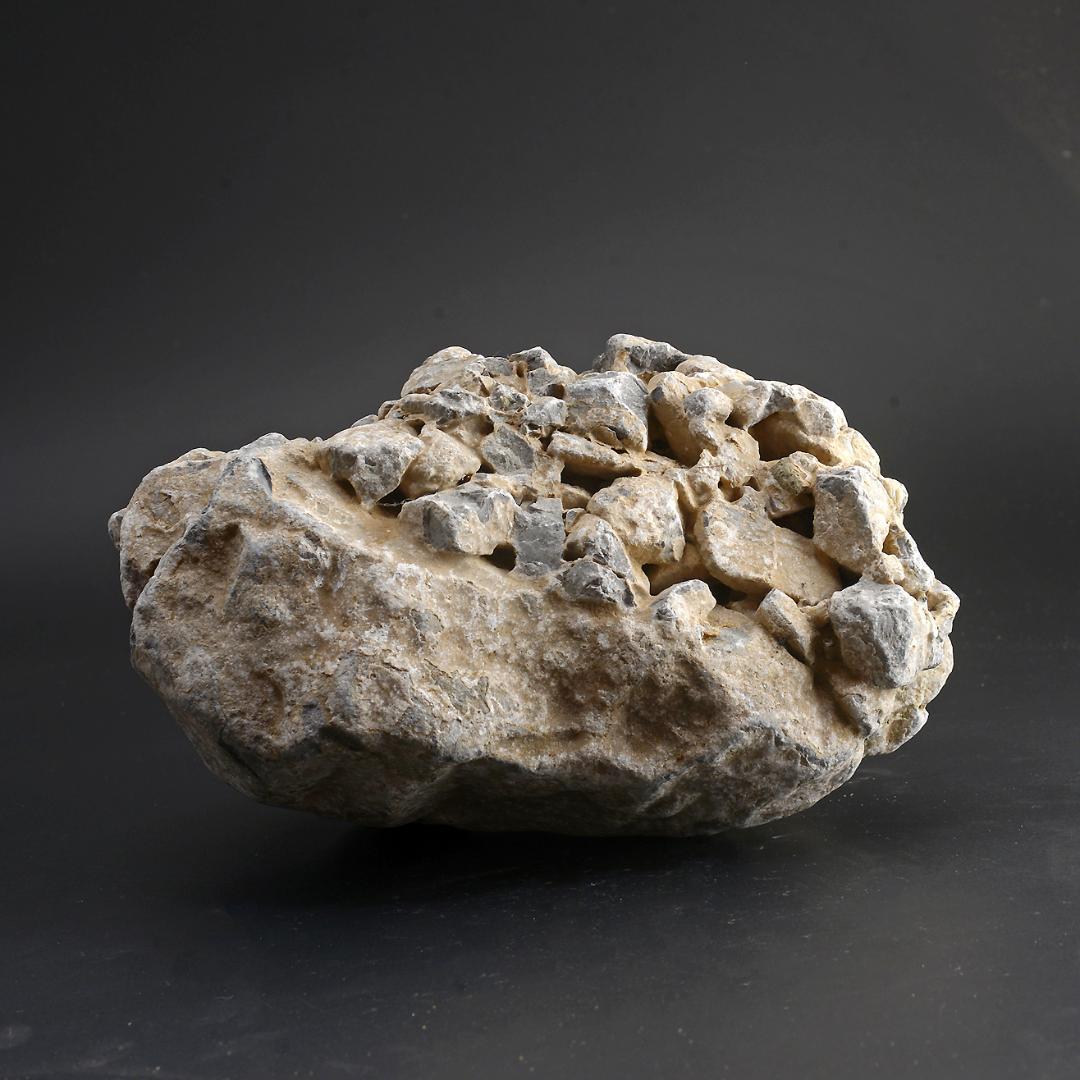 さざれ石（石灰質角礫岩 W23.2cm/D18.4cm/H12.6cm）073