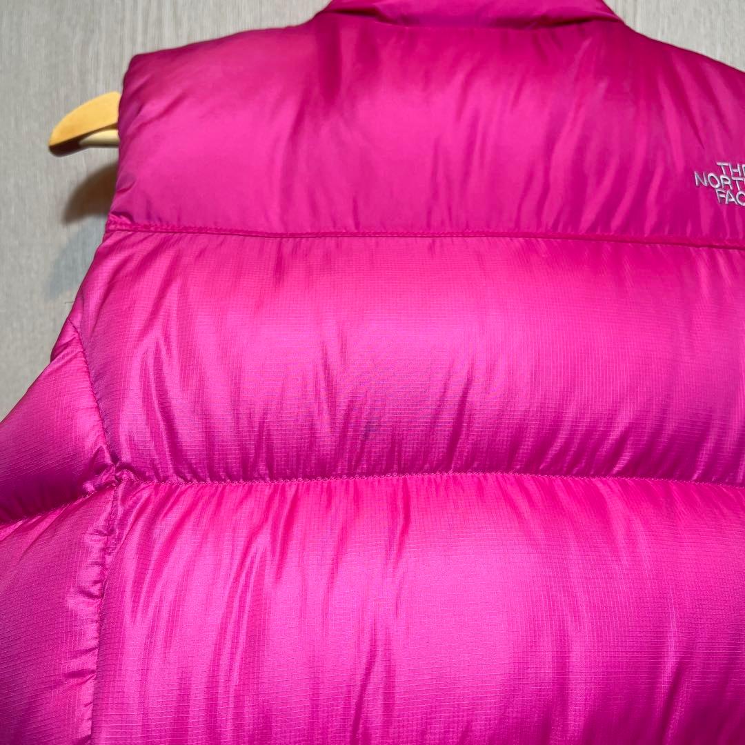ザノースフェイス　ダウンベスト　レディースM ピンク　ヌプシ