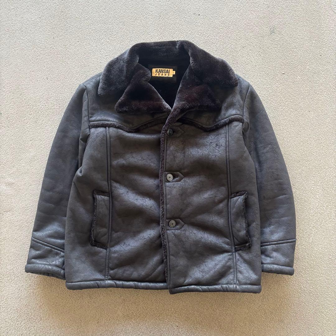 ジャケット・アウター 90s KANSAI JEANS fake fur mouton blouson