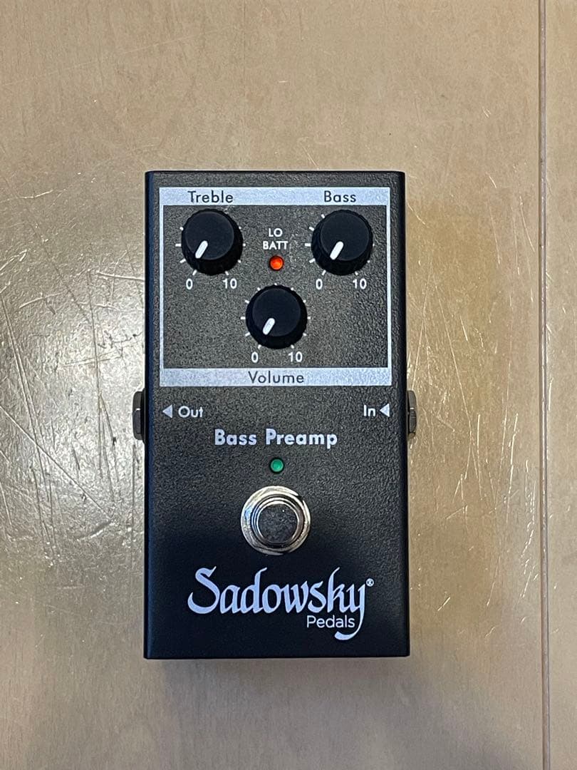 Sadowsky Bass Preamp ベースエフェクター