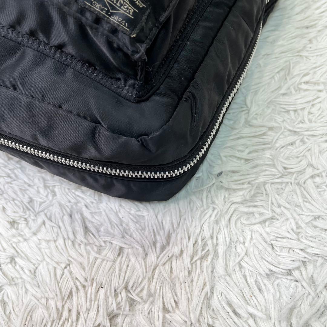 人気✨ポーター タンカー トートバッグ2way マチ拡張 ブラック　A4可能