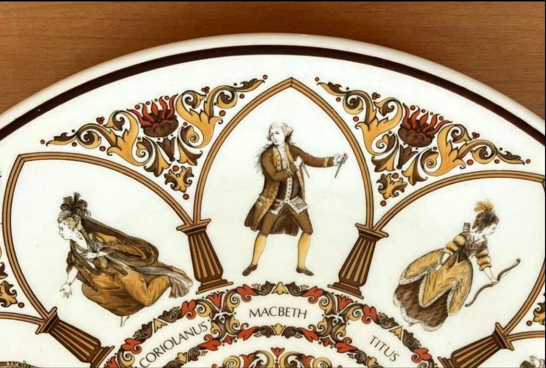 シェイクスピア　イギリス　ウェッジウッド 大皿　ヴィンテージ　アンティーク