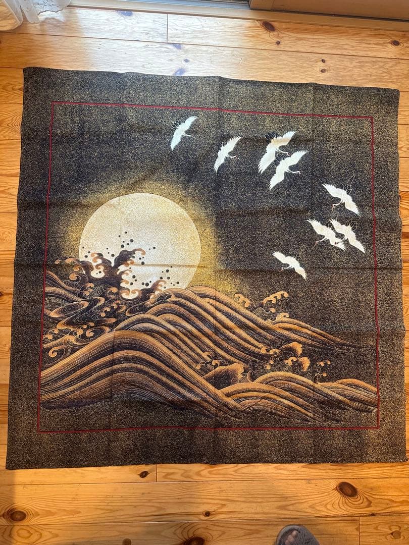 【新品未使用】和柄　テーブルクロス タペストリー　京都　さくら井屋　綿100%