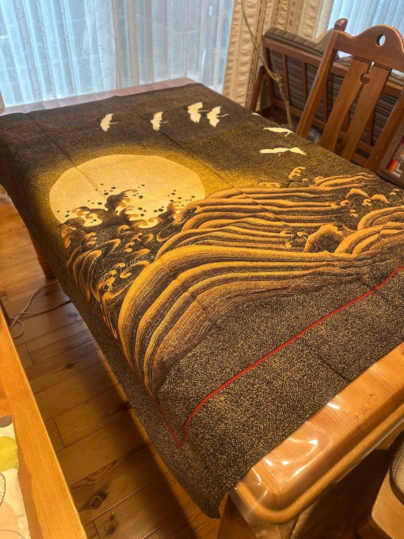 【新品未使用】和柄　テーブルクロス タペストリー　京都　さくら井屋　綿100%