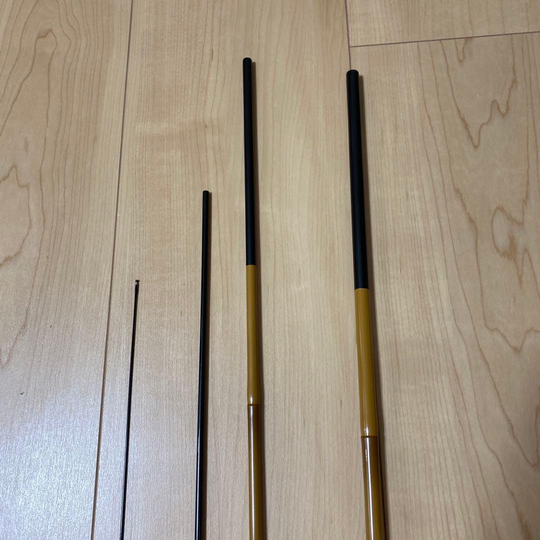 へら竿　SHIMANO 朱紋峰　本造り　十三尺