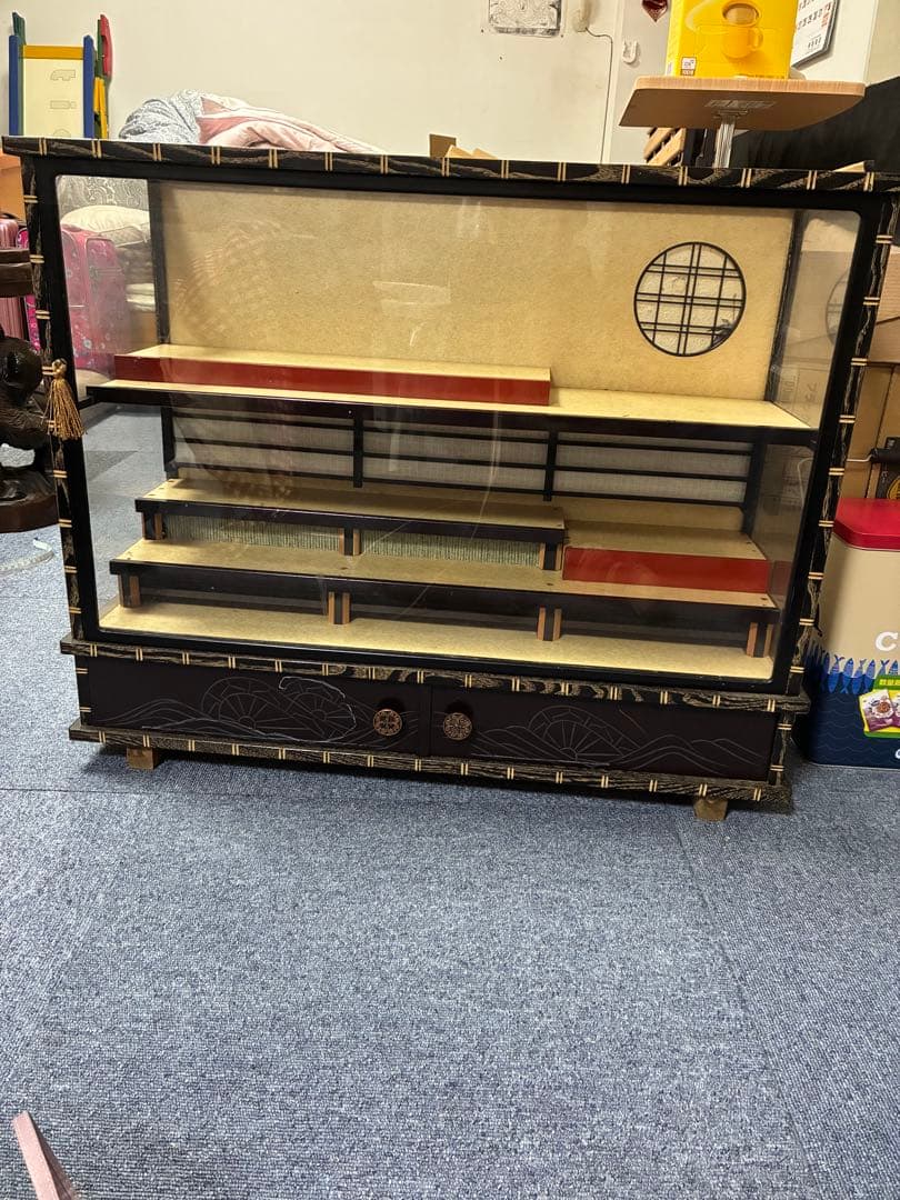 木目込み人形　十五人揃いの雛人形