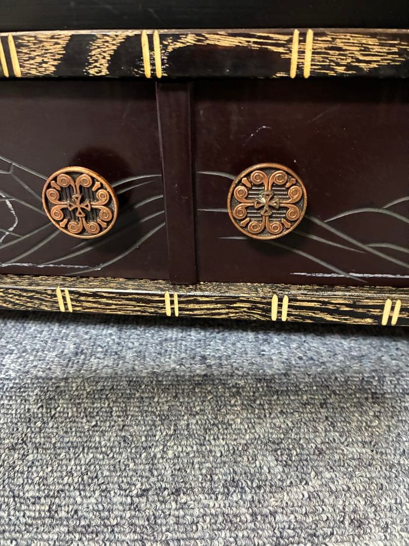 木目込み人形　十五人揃いの雛人形