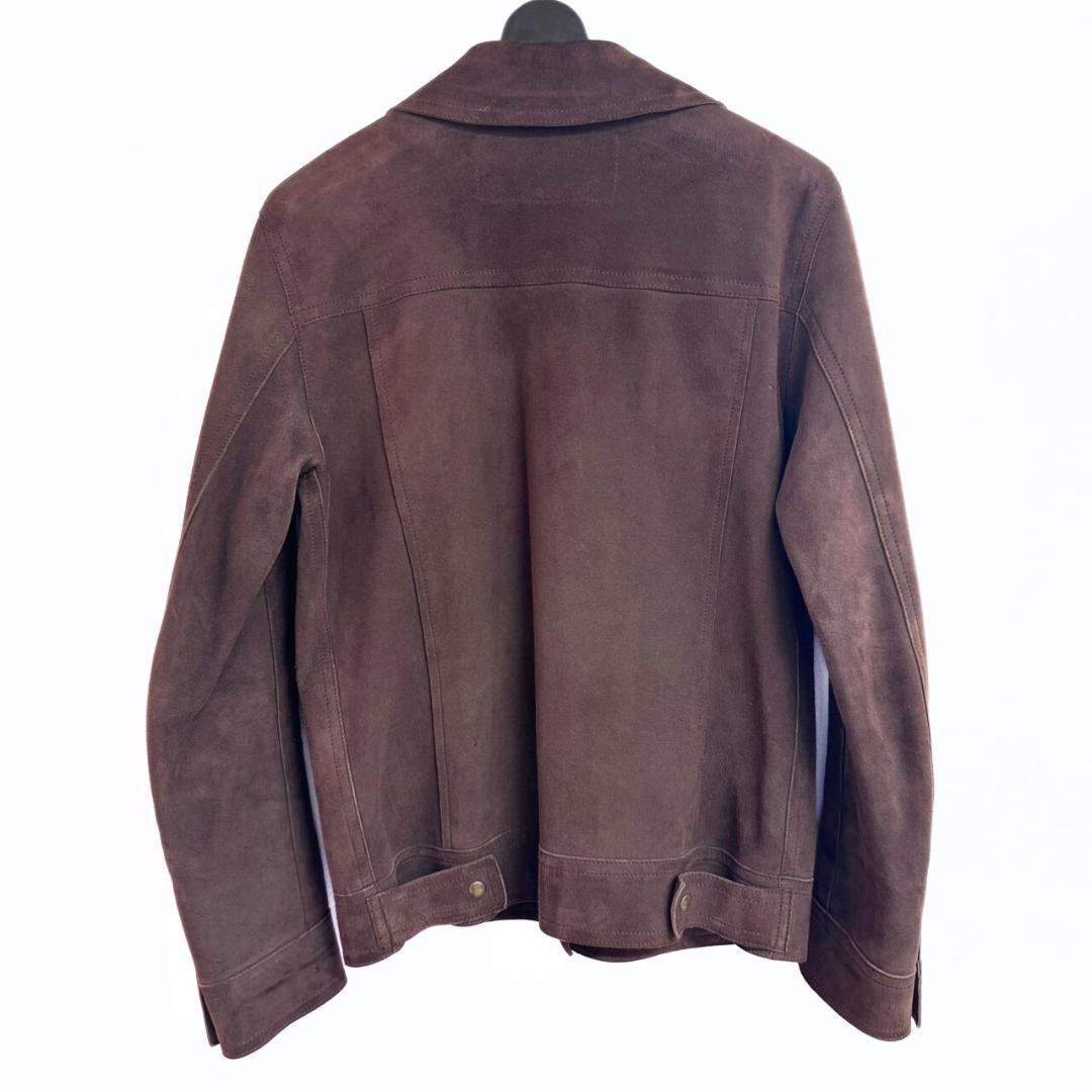 専用 ルイヴィトン モノグラム ラムスキン スエードレザージャケット 36