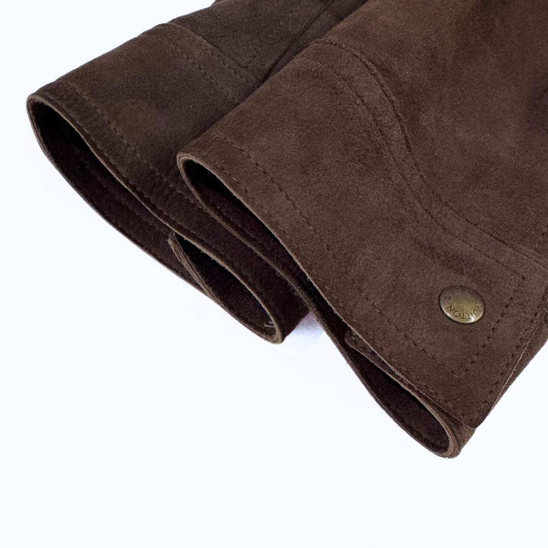 専用 ルイヴィトン モノグラム ラムスキン スエードレザージャケット 36