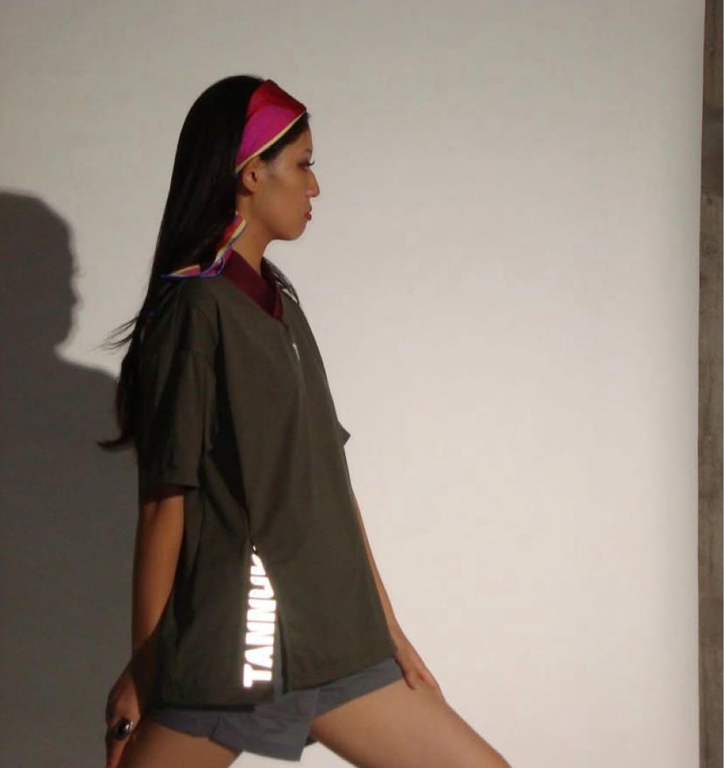 TANNUKIランニングT Night Running2 カーキM