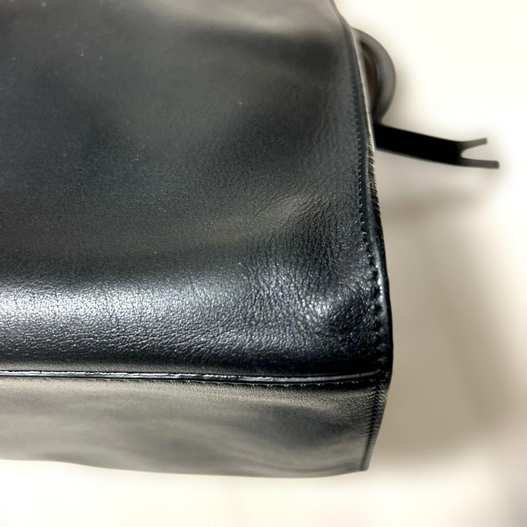 美品 J&M DAVIDSON BELLE トートバッグ 黒A4 OK 2way