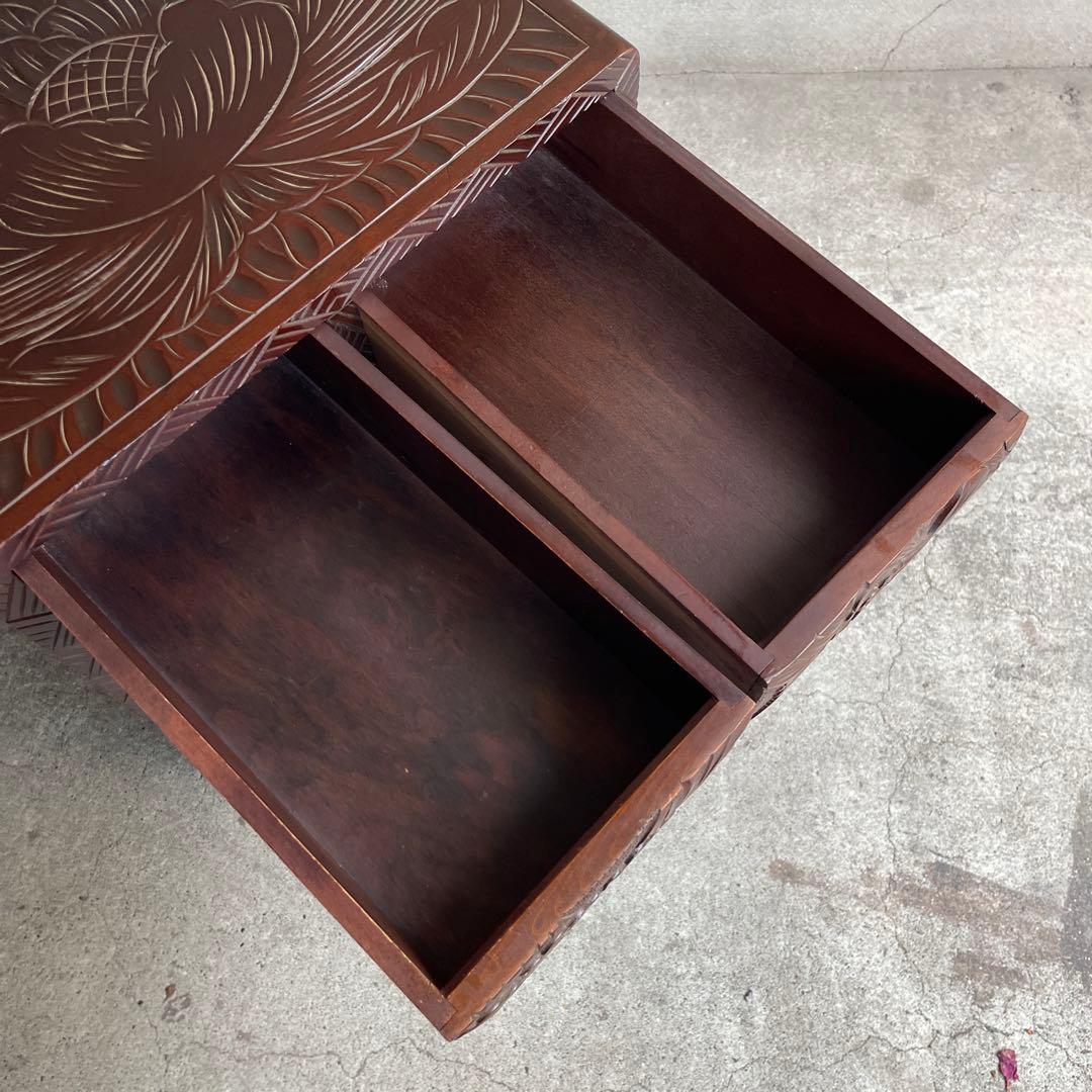 日光彫　 小引き出し 抽斗 5杯