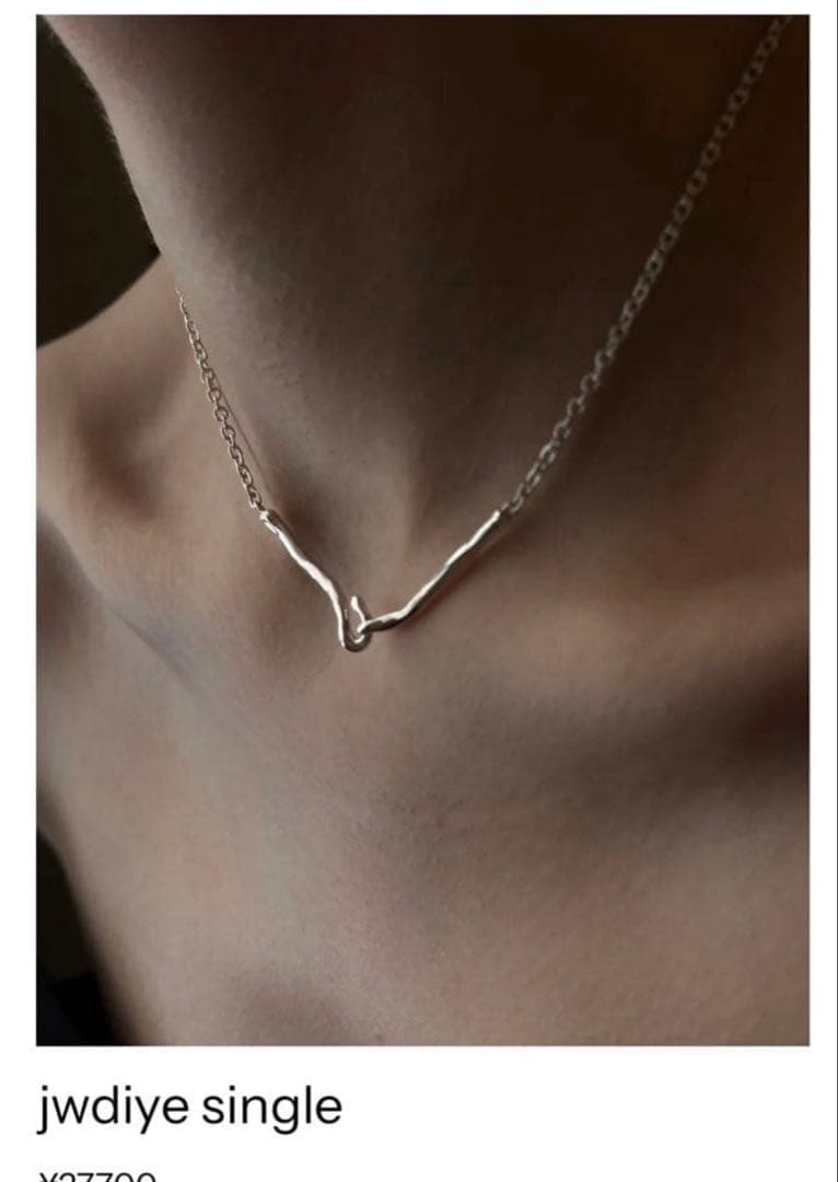 GAGAN jwdiye single ネックレス　L