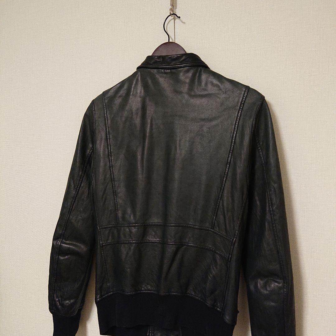 専用Sisii ダークブルー 変形 レザージャケット ユニセックス