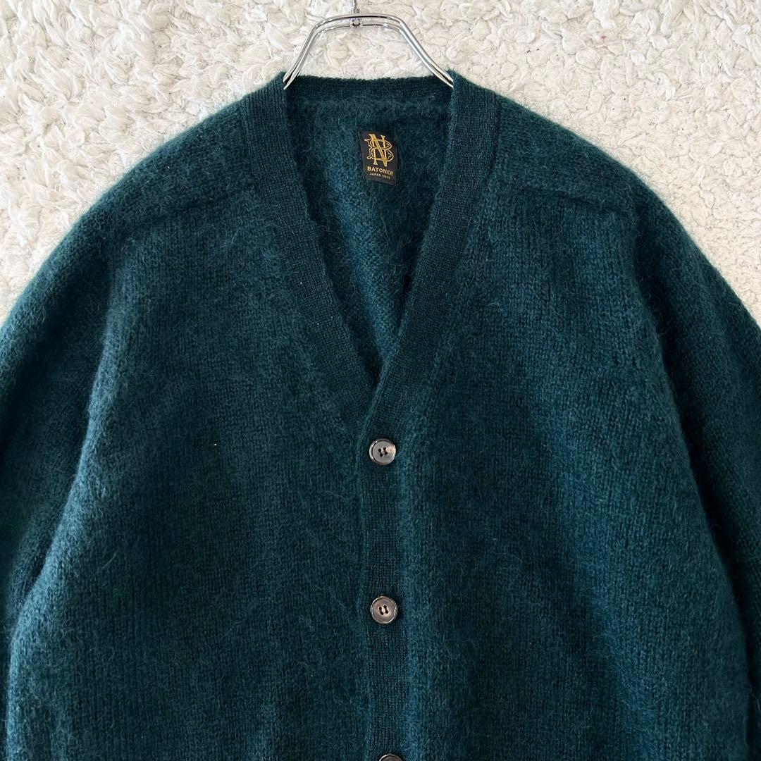 BATONER ピュア モヘヤ100% カーディガン サイズ2