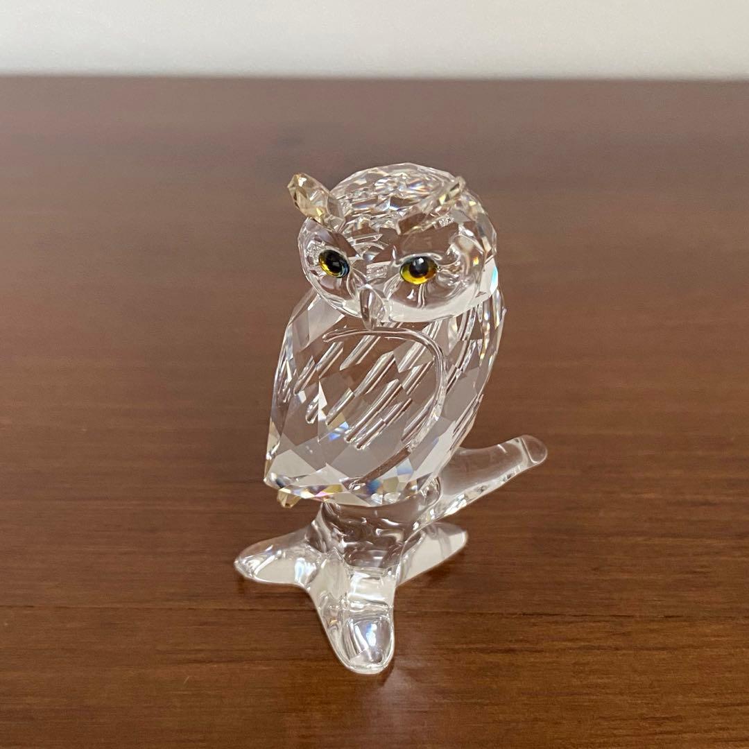 SWAROVSKI スワロフスキー クリスタル フクロウ　ミミズク 置物