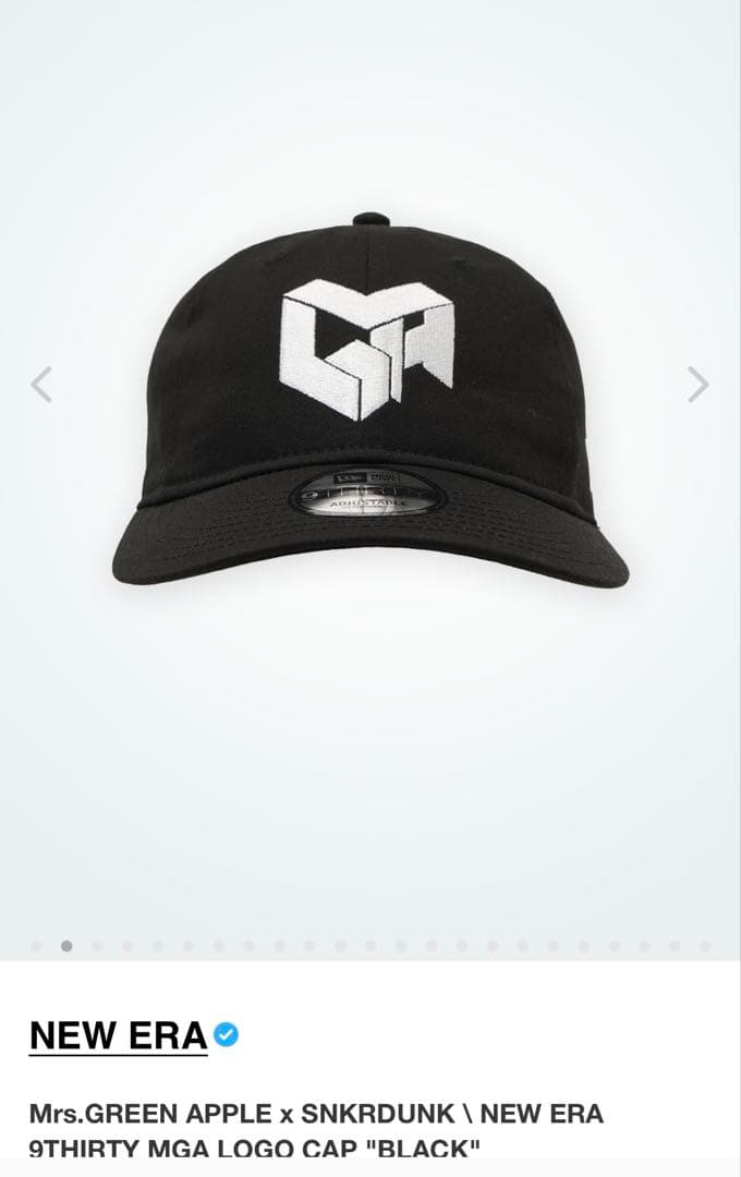 に*こ様 Mrs.GREEN APPLE NEW ERA キャップ ミセス