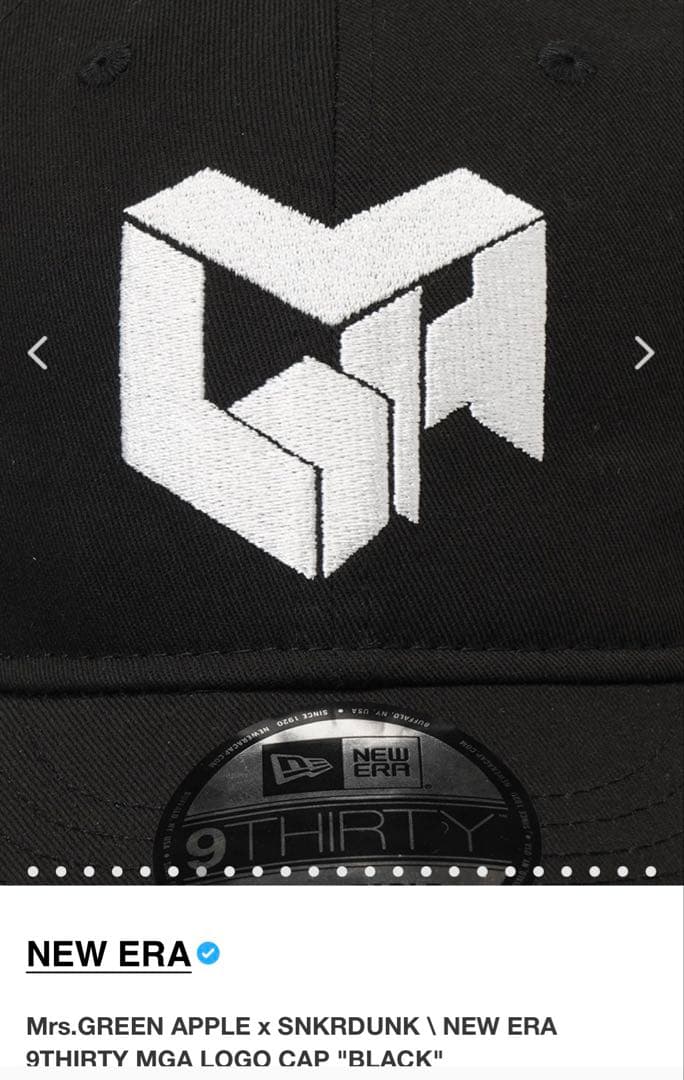 に*こ様 Mrs.GREEN APPLE NEW ERA キャップ ミセス