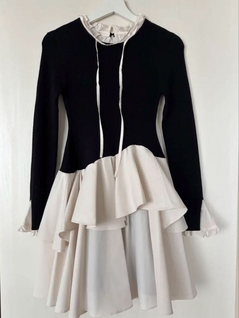 SNIDEL Sustainableドッキングミニニットワンピース