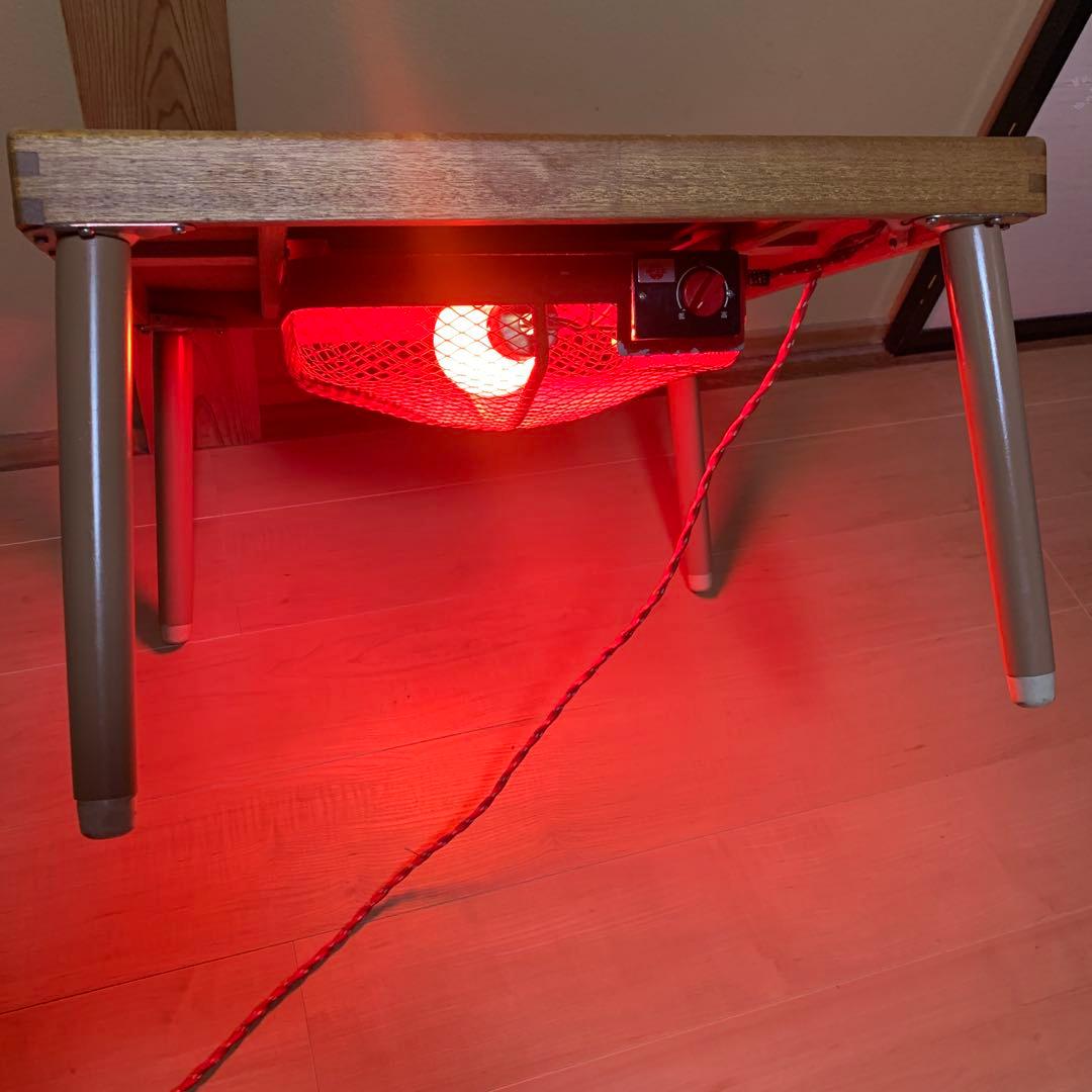 赤外線ホームこたつ　ホリエ電機株式会社　HU-554E　天板付き