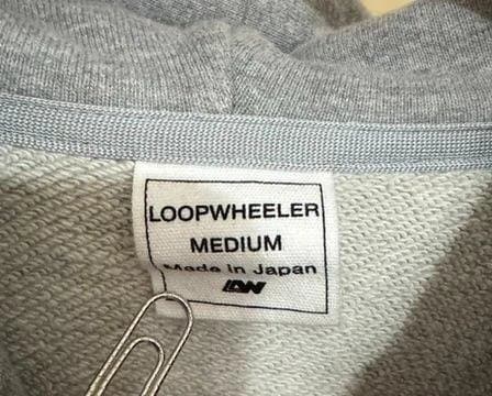 LOOPWHEELER ジップアップパーカー