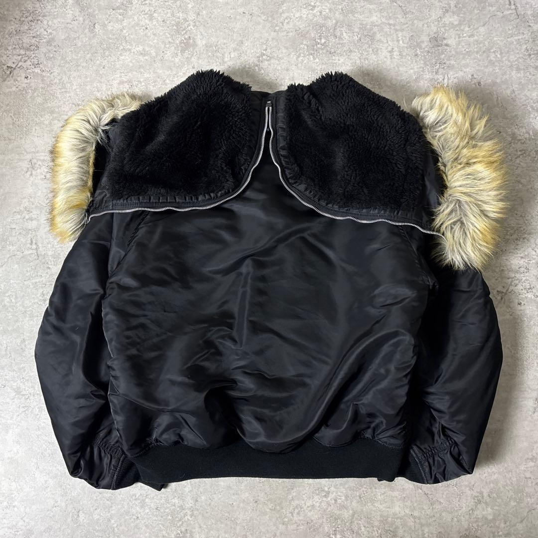 ALPHA INDUSTRIES【L】N-2B フライトジャケット ブラック 黒