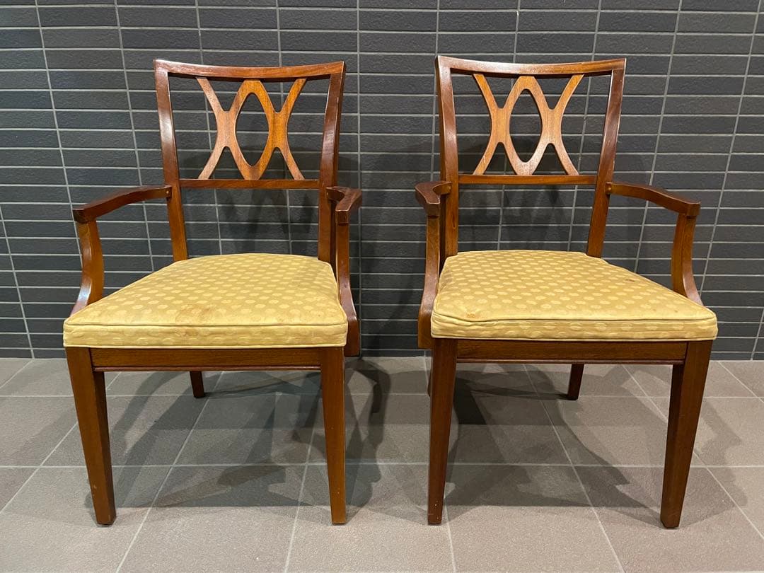 最高級 DREXEL HERITAGE ドレクセル ダイニングチェア 2脚