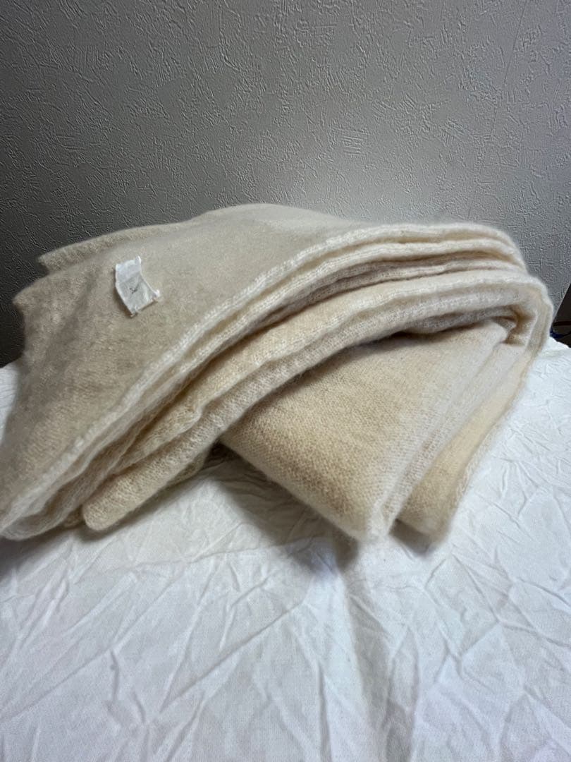 美品evam eva vie カシミヤストール　エクリュ