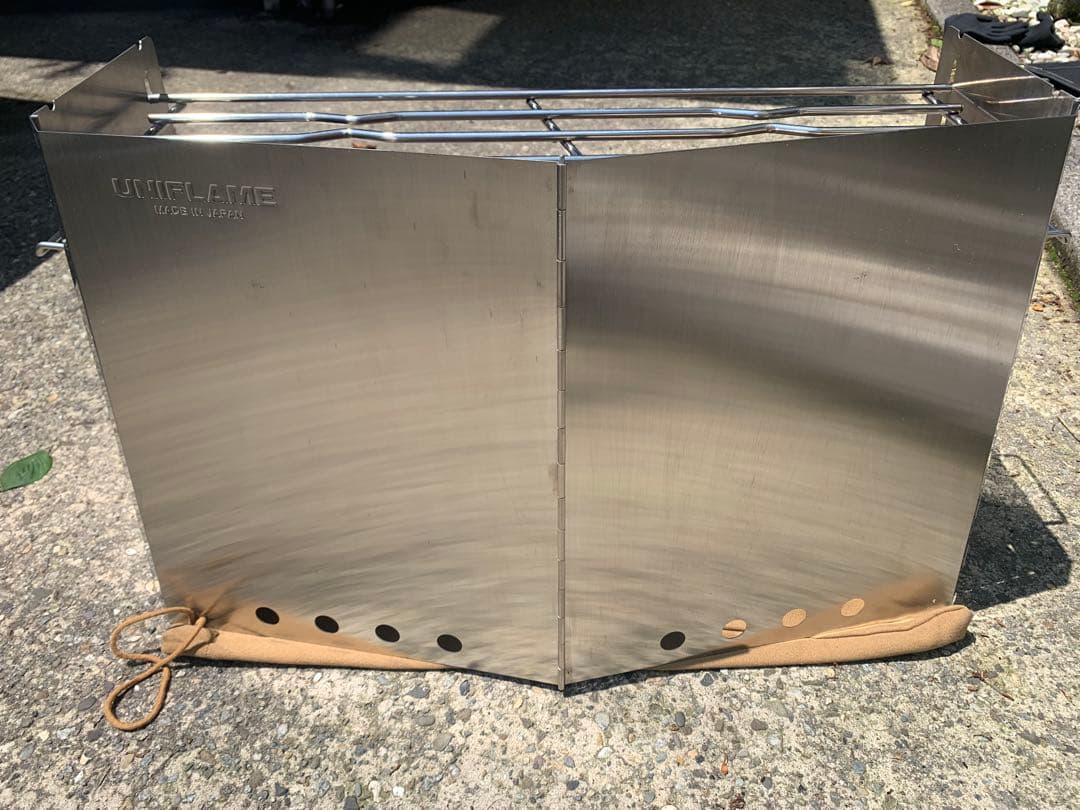 ユニフレーム 薪グリルラージ 焚き火台 旧型