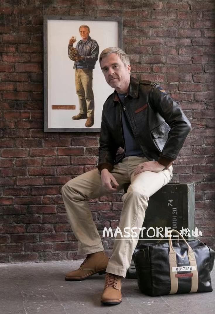 美品 TYPE A2フライトジャケット馬革 茶芯 レザージャケットS-5XL