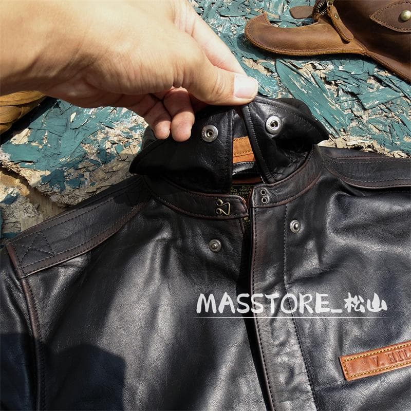 美品 TYPE A2フライトジャケット馬革 茶芯 レザージャケットS-5XL