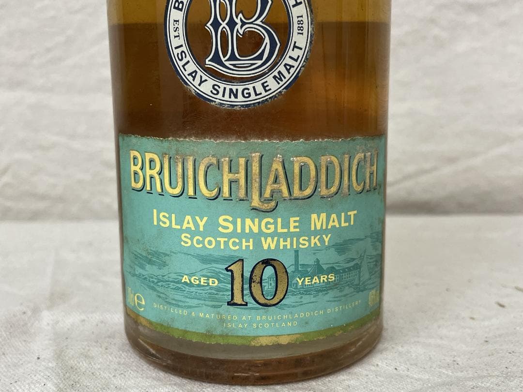 未開栓保証！【ブルックラディ】 １０年 缶入り 冊子付き