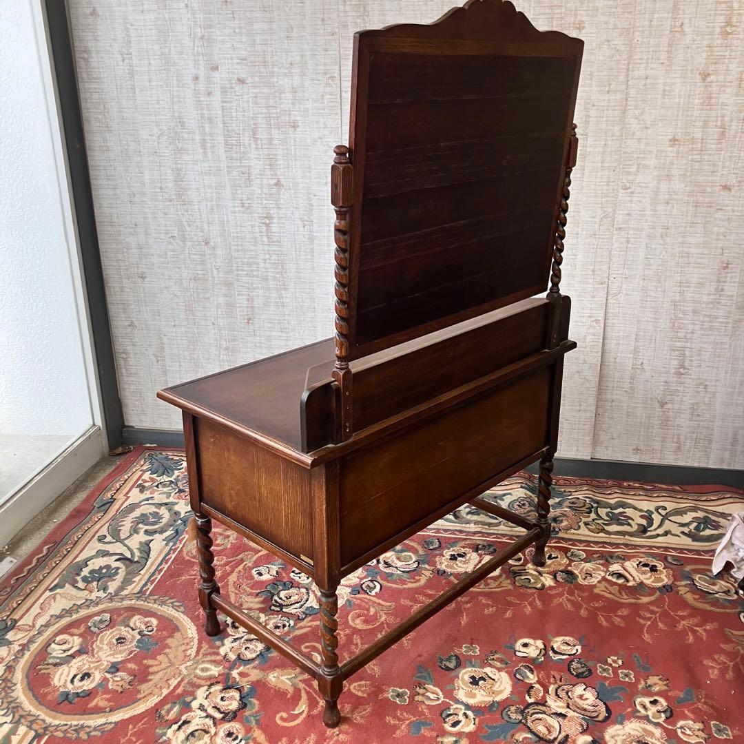 アンティーク レプリカオブマスターピース コスメティックテーブル 木製ドレッサー