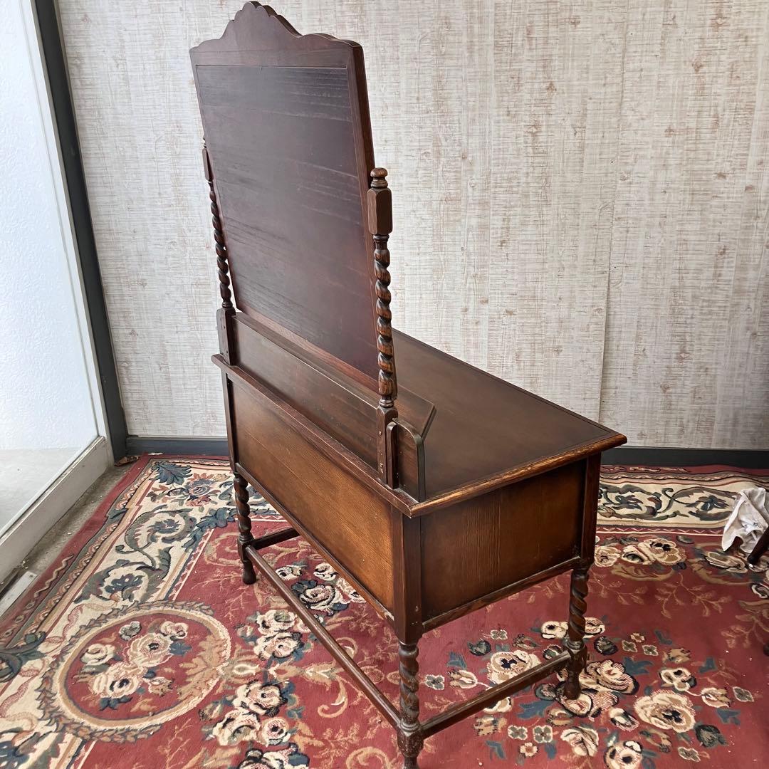 アンティーク レプリカオブマスターピース コスメティックテーブル 木製ドレッサー