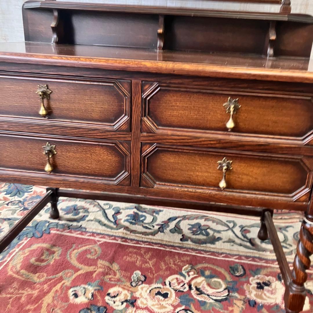 アンティーク レプリカオブマスターピース コスメティックテーブル 木製ドレッサー