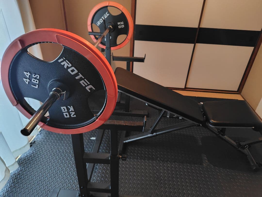 【引取限定】IROTEC フラットベンチ ウエイトセット