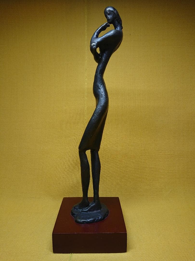 ビンテージ　アート　人形　銅製　置物　インテリア　工芸品　美術品　A3019