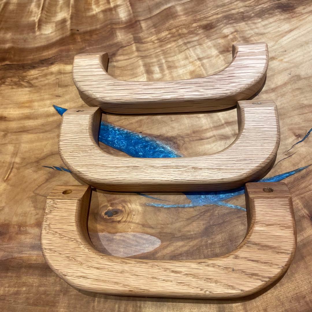 ハイエース用アシストグリップ(ホワイトオーク)3個セット