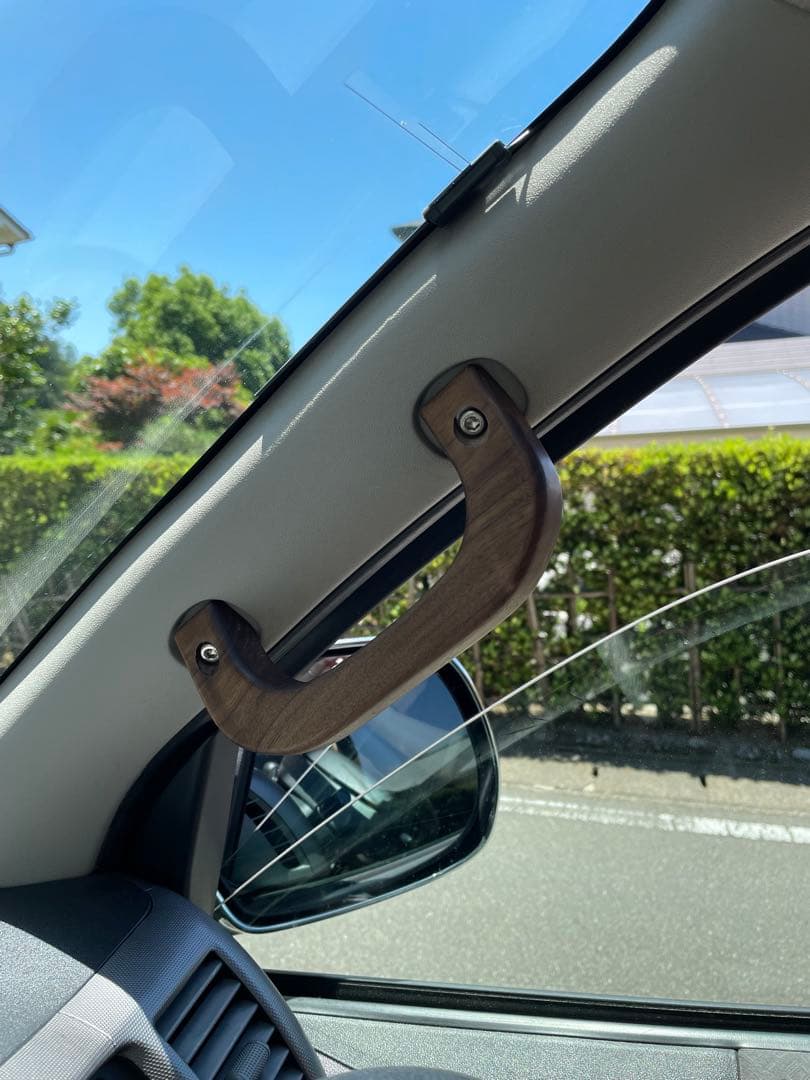 ハイエース用アシストグリップ(ホワイトオーク)3個セット