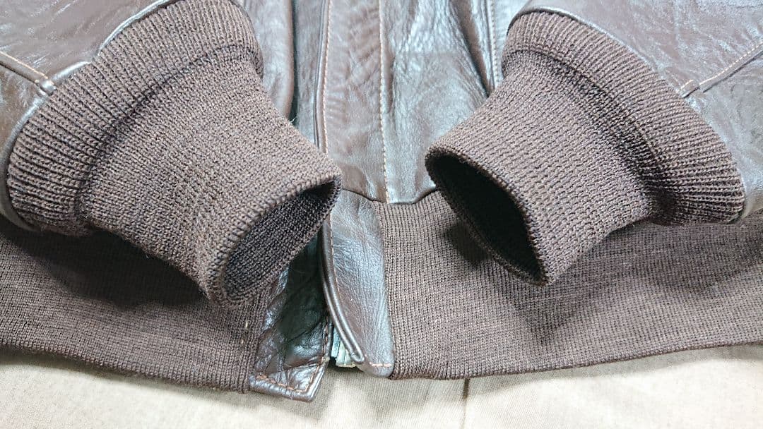 J.A.DOUBOW CHICAGO. A-2 レザー フライトジャケット 38